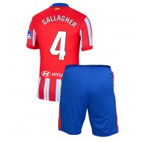 Fotballdrakt Barn Atletico Madrid Conor Gallagher #4 Hjemmedraktsett 2024-25 Kortermet (+ Korte bukser)